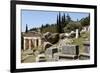 The Treasury of the Athenians. Delphi , UNESCO World Heritage Site, Peloponnese, Greece, Europe-Jean-Pierre De Mann-Framed Photographic Print