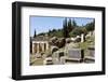 The Treasury of the Athenians. Delphi , UNESCO World Heritage Site, Peloponnese, Greece, Europe-Jean-Pierre De Mann-Framed Photographic Print