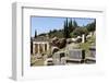 The Treasury of the Athenians. Delphi , UNESCO World Heritage Site, Peloponnese, Greece, Europe-Jean-Pierre De Mann-Framed Photographic Print