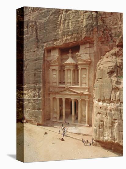 The Treasury, Petra, Jordan, Middle East-Julia Bayne-Stretched Canvas