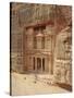 The Treasury, Petra, Jordan, Middle East-Julia Bayne-Stretched Canvas