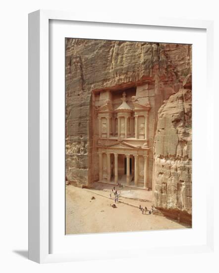 The Treasury, Petra, Jordan, Middle East-Julia Bayne-Framed Photographic Print