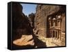 The Treasury, Petra, Jordan-Jon Arnold-Framed Stretched Canvas