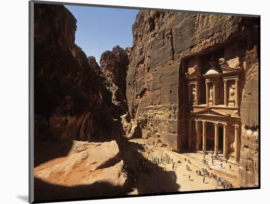 The Treasury, Petra, Jordan-Jon Arnold-Mounted Photographic Print