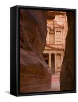 The Treasury, Petra, Jordan-Michele Falzone-Framed Stretched Canvas