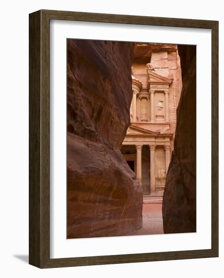 The Treasury, Petra, Jordan-Michele Falzone-Framed Photographic Print