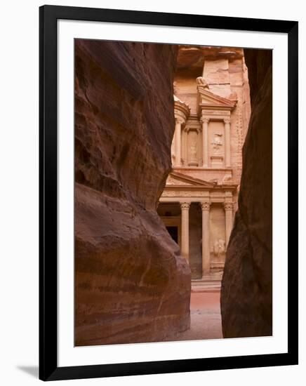 The Treasury, Petra, Jordan-Michele Falzone-Framed Photographic Print