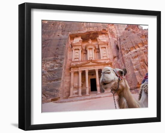 The Treasury, Petra, Jordan-Michele Falzone-Framed Photographic Print