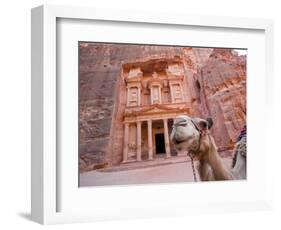 The Treasury, Petra, Jordan-Michele Falzone-Framed Photographic Print