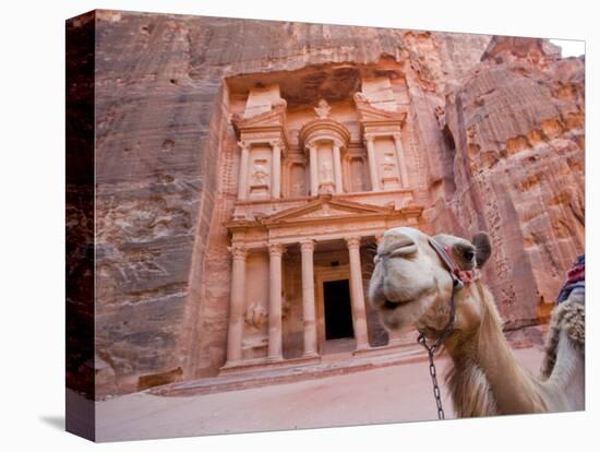 The Treasury, Petra, Jordan-Michele Falzone-Stretched Canvas