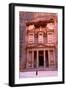 The Treasury, Petra, UNESCO World Heritage Site, Jordan, Middle East-Neil Farrin-Framed Photographic Print