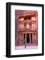 The Treasury, Petra, UNESCO World Heritage Site, Jordan, Middle East-Neil Farrin-Framed Photographic Print