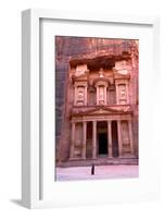 The Treasury, Petra, UNESCO World Heritage Site, Jordan, Middle East-Neil Farrin-Framed Photographic Print