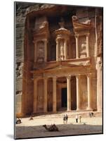 The Treasury, Rock Cut Building Dating from Nabatean Times, Petra, Jordan-G Richardson-Mounted Photographic Print