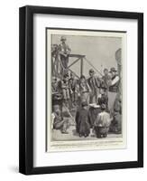 The Treatment of Boer Prisoners, Reading to Boys on Board a Transport-Gordon Frederick Browne-Framed Giclee Print
