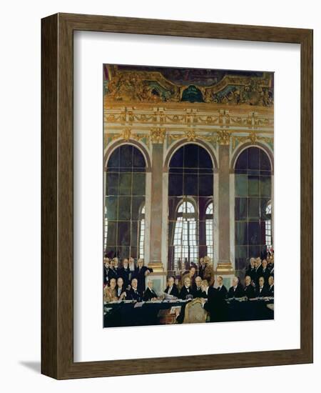 The Treaty of Versailles, 1919-Sir William Orpen-Framed Giclee Print