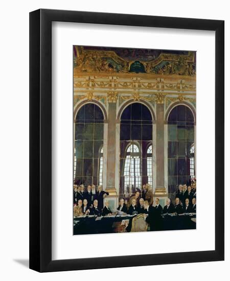 The Treaty of Versailles, 1919-Sir William Orpen-Framed Giclee Print