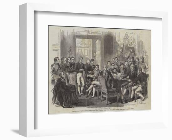 The Treaty of Vienna, 1815-null-Framed Giclee Print
