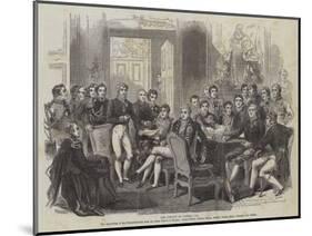 The Treaty of Vienna, 1815-null-Mounted Giclee Print