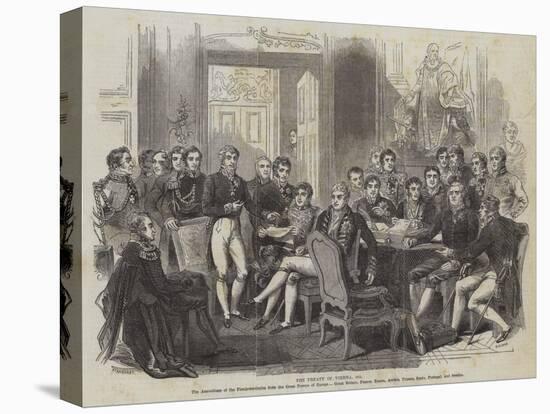 The Treaty of Vienna, 1815-null-Stretched Canvas