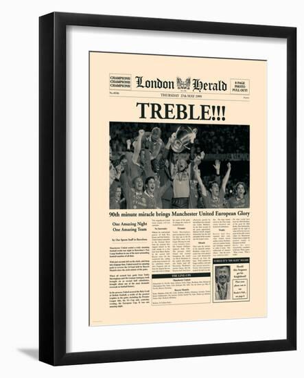 The Treble-The Vintage Collection-Framed Art Print