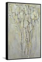 The Tree A-Piet Mondrian-Framed Stretched Canvas