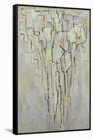 The Tree A-Piet Mondrian-Framed Stretched Canvas