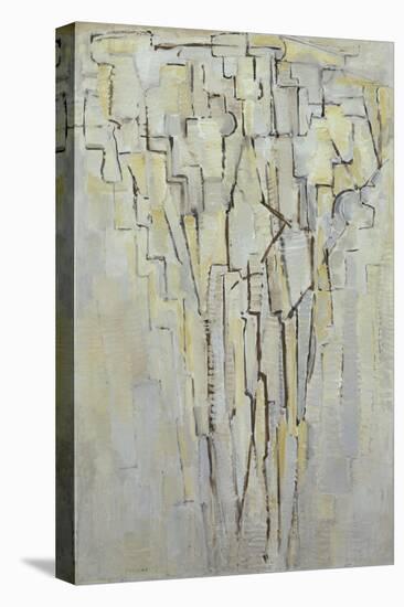 The Tree A-Piet Mondrian-Stretched Canvas