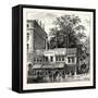 The Tree at the Corner of Wood Street 1870 London-null-Framed Stretched Canvas