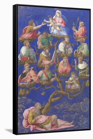 The Tree of Jesse, C.1535-Gerolamo Genga-Framed Stretched Canvas