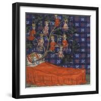 The Tree of Jesse (From the Bible Historiale by Guiart Des Moulin), 1400-1415-null-Framed Giclee Print