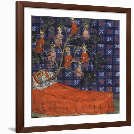 The Tree of Jesse (From the Bible Historiale by Guiart Des Moulin), 1400-1415-null-Framed Giclee Print