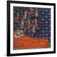 The Tree of Jesse (From the Bible Historiale by Guiart Des Moulin), 1400-1415-null-Framed Giclee Print