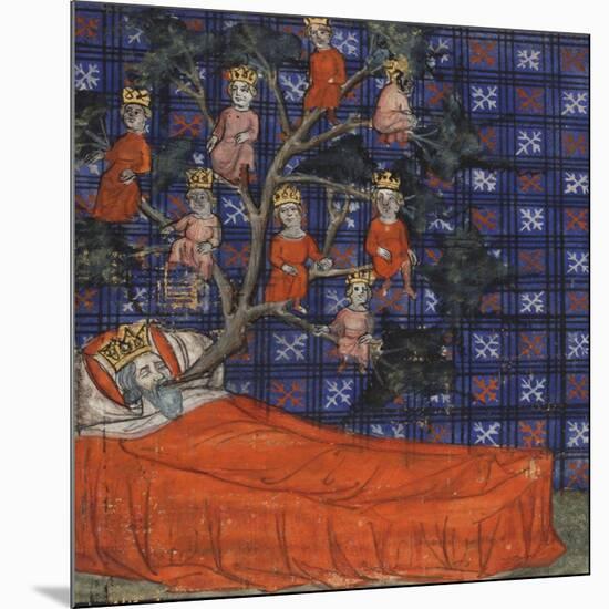 The Tree of Jesse (From the Bible Historiale by Guiart Des Moulin), 1400-1415-null-Mounted Giclee Print