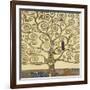 The Tree of Life II-Gustav Klimt-Framed Art Print