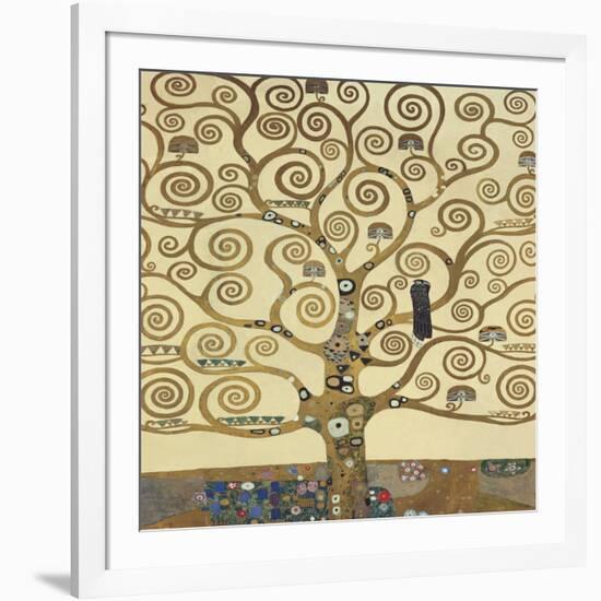The Tree of Life II-Gustav Klimt-Framed Art Print