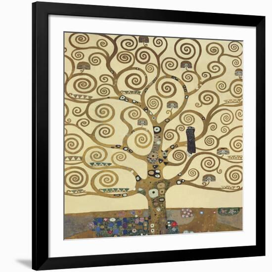 The Tree of Life II-Gustav Klimt-Framed Art Print