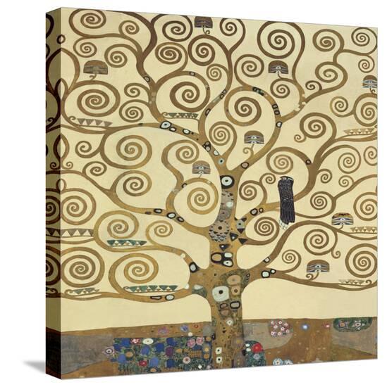 The Tree of Life II-Gustav Klimt-Stretched Canvas