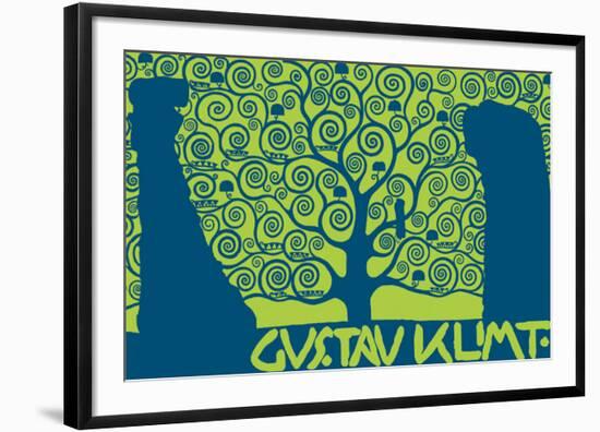 The Tree of Life (Kirie II)-Gustav Klimt-Framed Premium Giclee Print