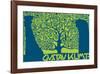 The Tree of Life (Kirie II)-Gustav Klimt-Framed Premium Giclee Print