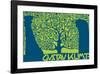 The Tree of Life (Kirie II)-Gustav Klimt-Framed Premium Giclee Print