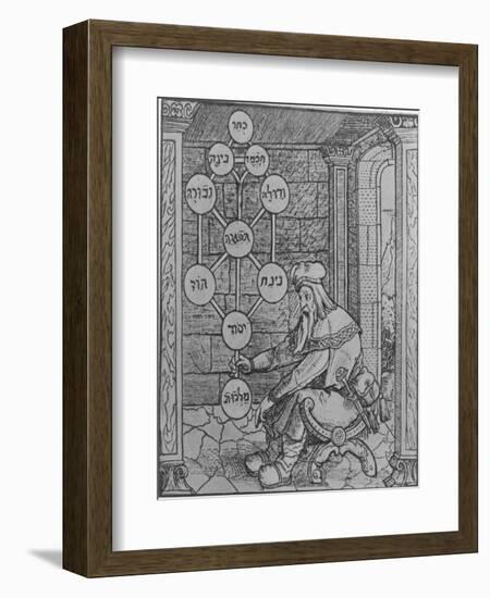 The Tree of Life of the Jewish Caballa-null-Framed Photographic Print