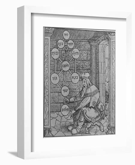 The Tree of Life of the Jewish Caballa-null-Framed Photographic Print