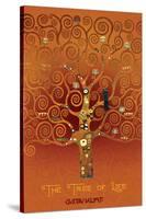 The Tree of Life Pastiche Brule-null-Stretched Canvas