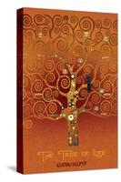 The Tree of Life Pastiche Brule-null-Stretched Canvas