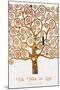 The Tree of Life Pastiche Marzipan-Gustav Klimt-Mounted Premium Giclee Print