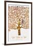 The Tree of Life Pastiche Marzipan-Gustav Klimt-Framed Premium Giclee Print