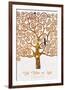 The Tree of Life Pastiche Marzipan-Gustav Klimt-Framed Premium Giclee Print