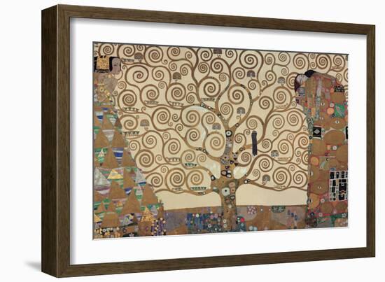 The Tree of Life - Stoclet F-Gustav Klimt-Framed Art Print