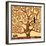 The Tree of Life, Stoclet Frieze, c.1909 (detail)-Gustav Klimt-Framed Art Print